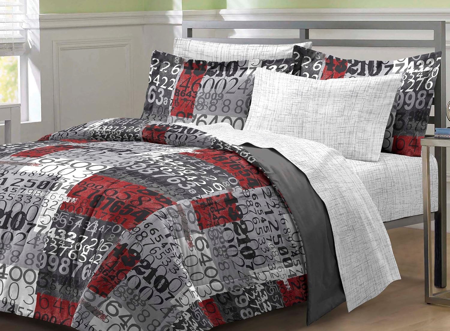 

Number Time Ultra Soft Microfiber Boys Comforter Set