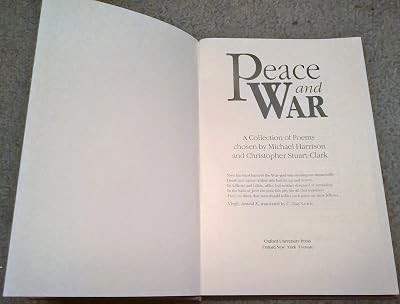 Peace and War: A Collection of Poems