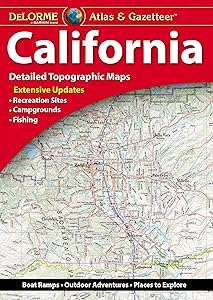 Delorme Atlas & Gazetteer: California
