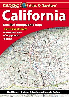 Delorme Atlas & Gazetteer: California