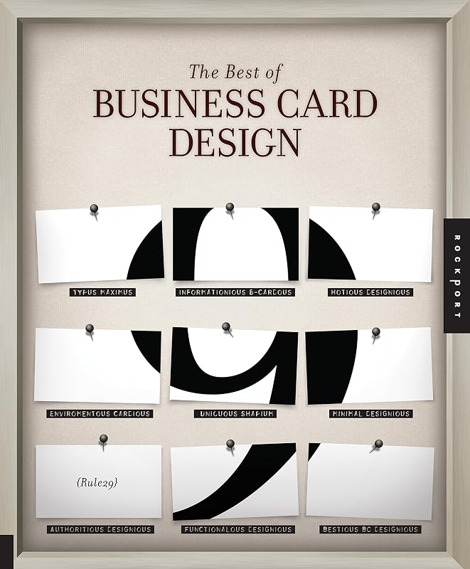 The Best of Business Card Design 9 by Rule29