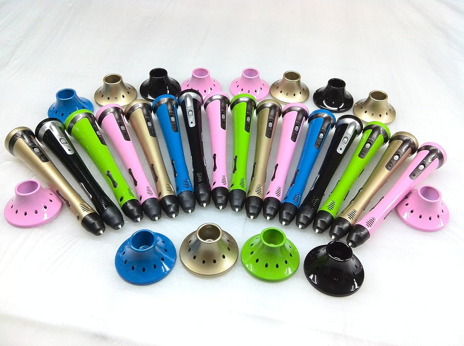 

HIC™ 3D Printing Pen 3Doodler 3D doodler for 3D Drawing Doodling + Power Adapter + ABS Filament Material