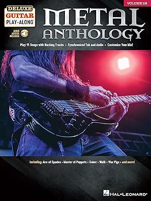 Metal Anthology: Deluxe Guitar Play-Along Volume 15