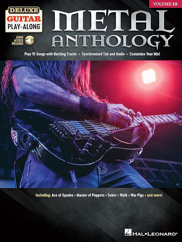Metal Anthology: Deluxe Guitar Play-Along Volume 15 by Various