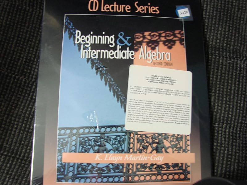 Beginning&Intermediate Algebra CD Lecture Series by K. Elayn Martin-Gay