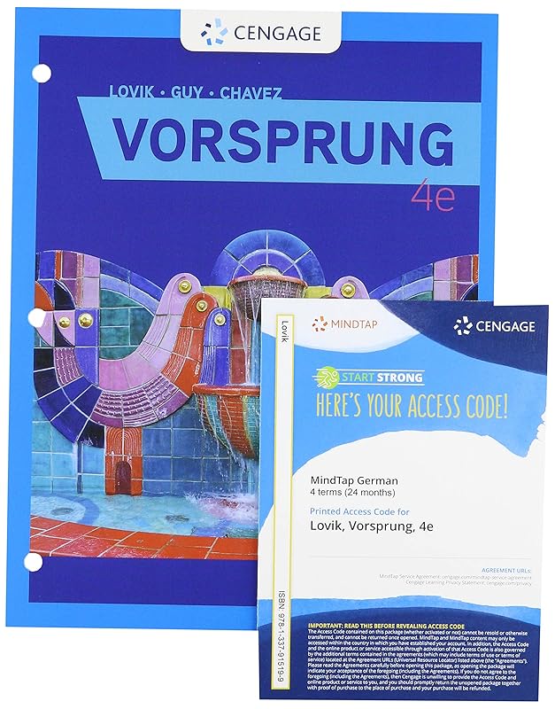 Bundle: Vorsprung, Loose-leaf Version, 4th + MindTap, 4 terms Printed Access Card by Thomas A. Lovik