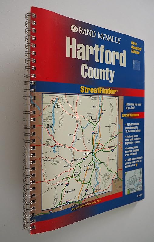 Rand McNally Hartford: Streetfinder (Rand Mcnally Streetfinders) by Rand McNally and Company