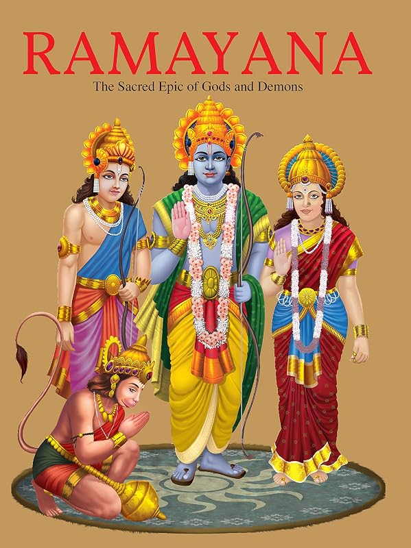 Ramayana : The Sacred Epic of Gods and Demons( Illustrated Ramayana for Children): The Sacred Epic of the Gods and Demons by Om Books Editorial Team