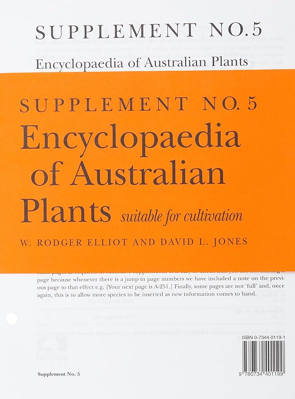 Encyclopaedia of Australian Plants: Supplement 5 by Rodger Elliot