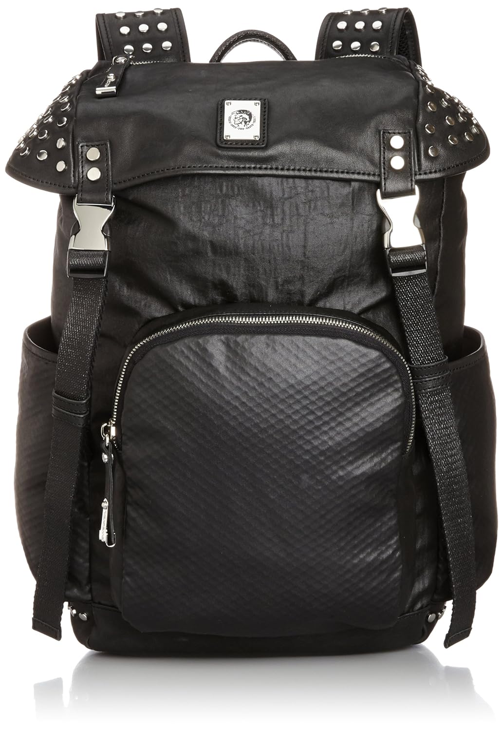 diesel mens full metal blust full back backpack, black, one
