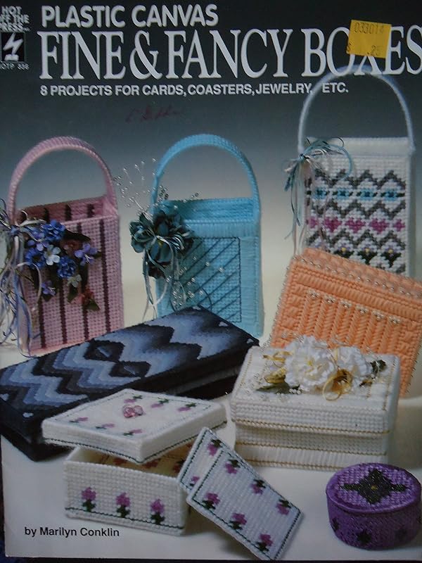 Plastic Canvas Fine and Fancy Boxes by Marilyn Conklin