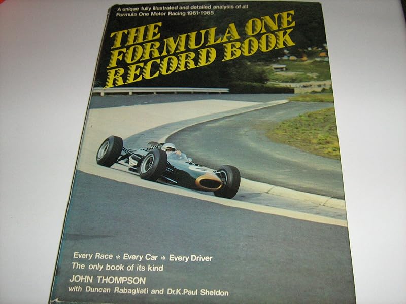 The Formula One record book by John Thompson