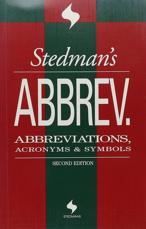 Stedman's Abbreviations, Acronymns & Symbols by Williams & Wilkins