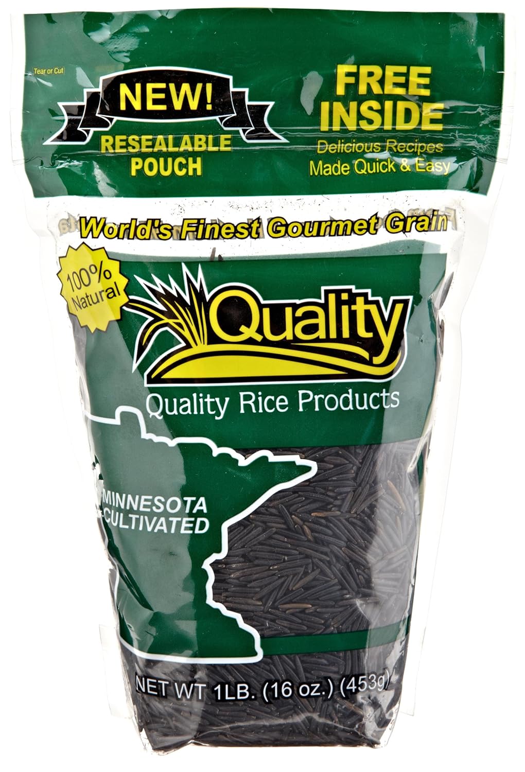quality wild rice, 16-ounce (pack of 3)