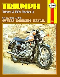 Triumph Trident and BSA Rocket 3, 1969-75 (Owners' Workshop Manual) by Haynes