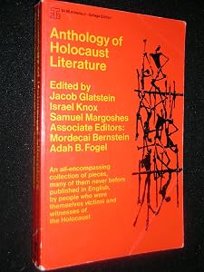 Anthology of Holocaust Literature by Jacob Glatstein