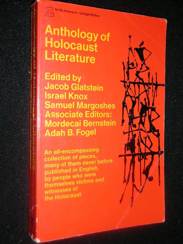 Anthology of Holocaust Literature by Jacob Glatstein