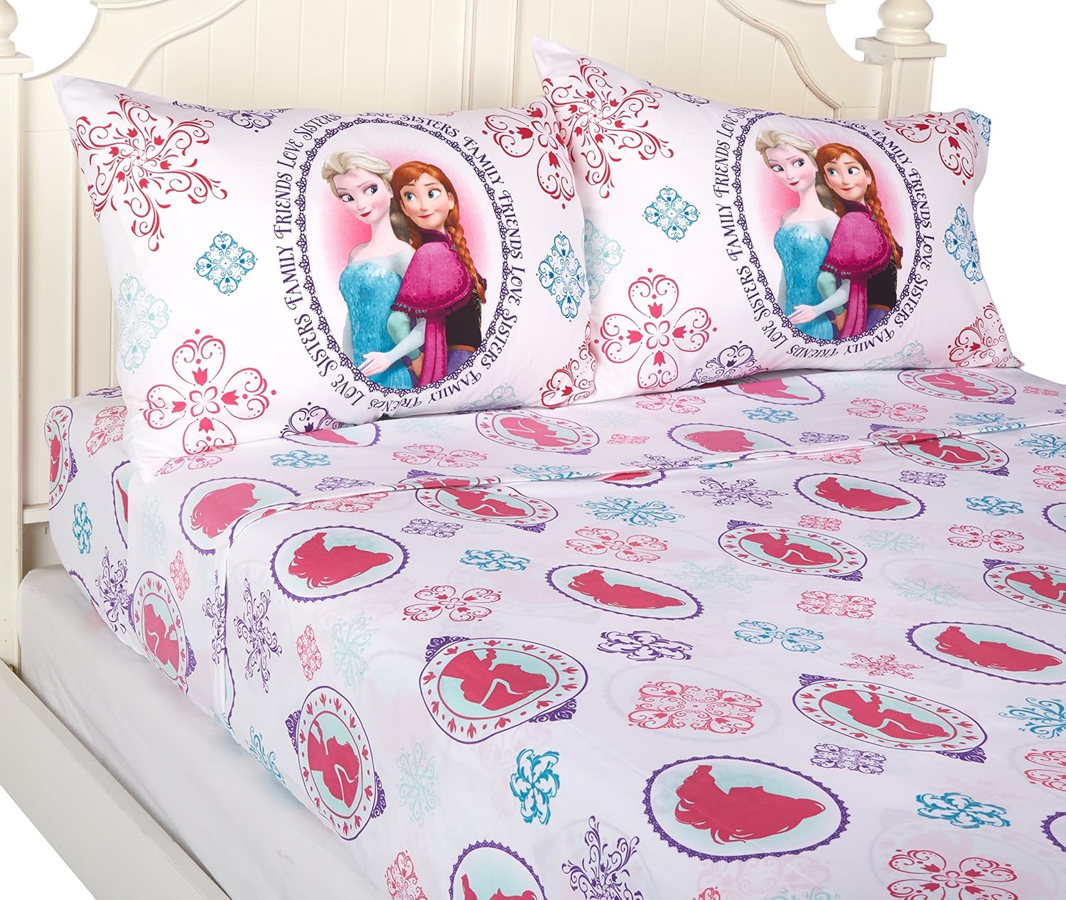 

Disney Frozen Anna and Elsa "Snowflake" Sheet Set