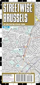 Streetwise Brussels Map - Laminated City Center Street Map of Brussels, Belgium (Streetwise (Streetwise Maps)) by Streetwise Maps Inc.