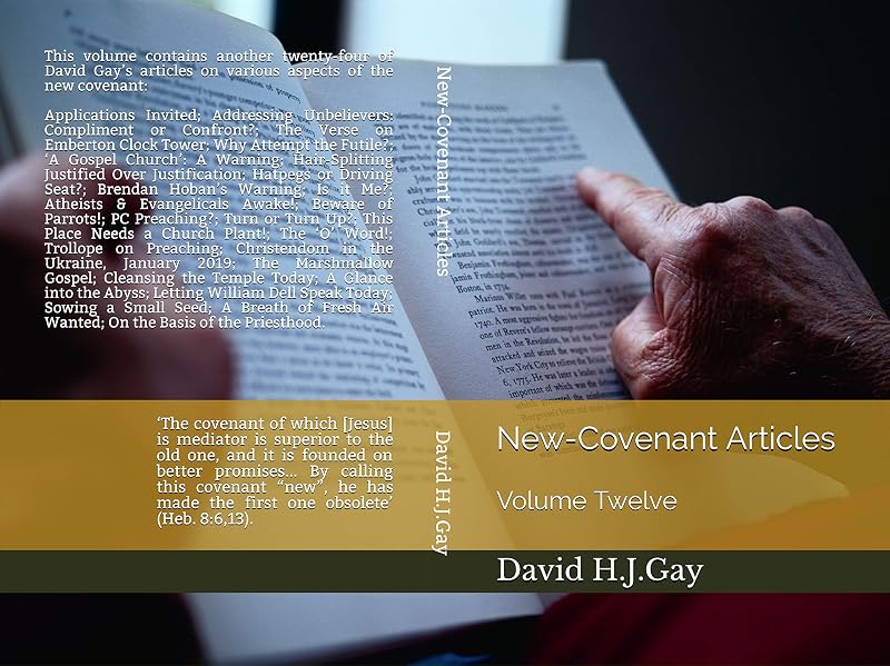 New-Covenant Articles: Volume Twelve by David H.J. Gay