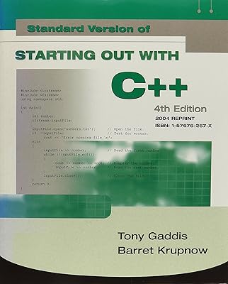 Starting Out With C++: Standard Version
