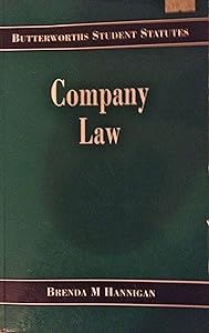 Company law (Butterworths student statutes) by Brenda Hannigan