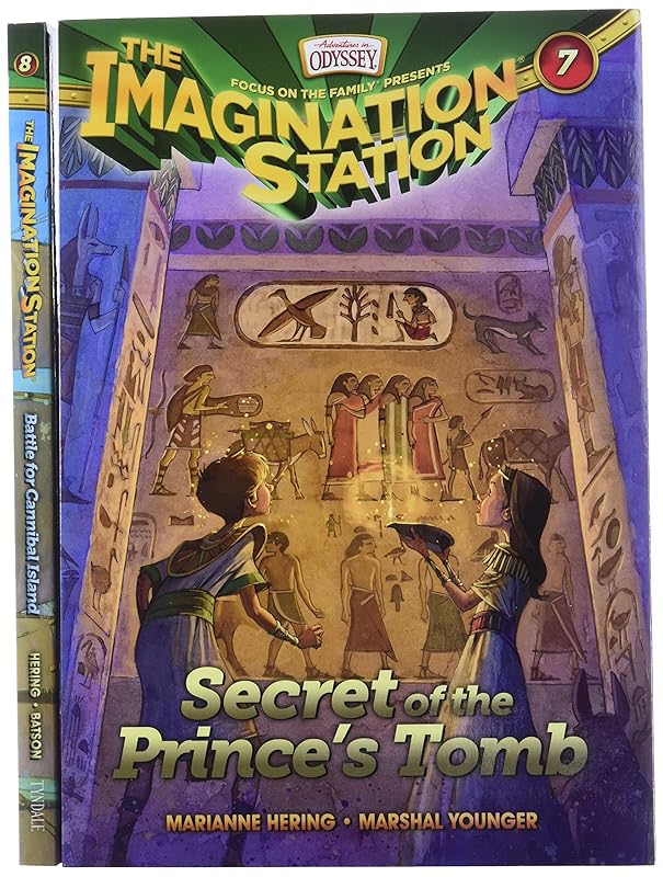 Imagination Station Books 3-Pack: Secret of the Prince's Tomb / Battle for Cannibal Island / Escape to the Hiding Place (AIO Imagination Station Books) by Marianne Hering