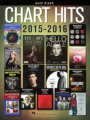 Chart Hits of 2015-2016 Easy Piano Songbook
