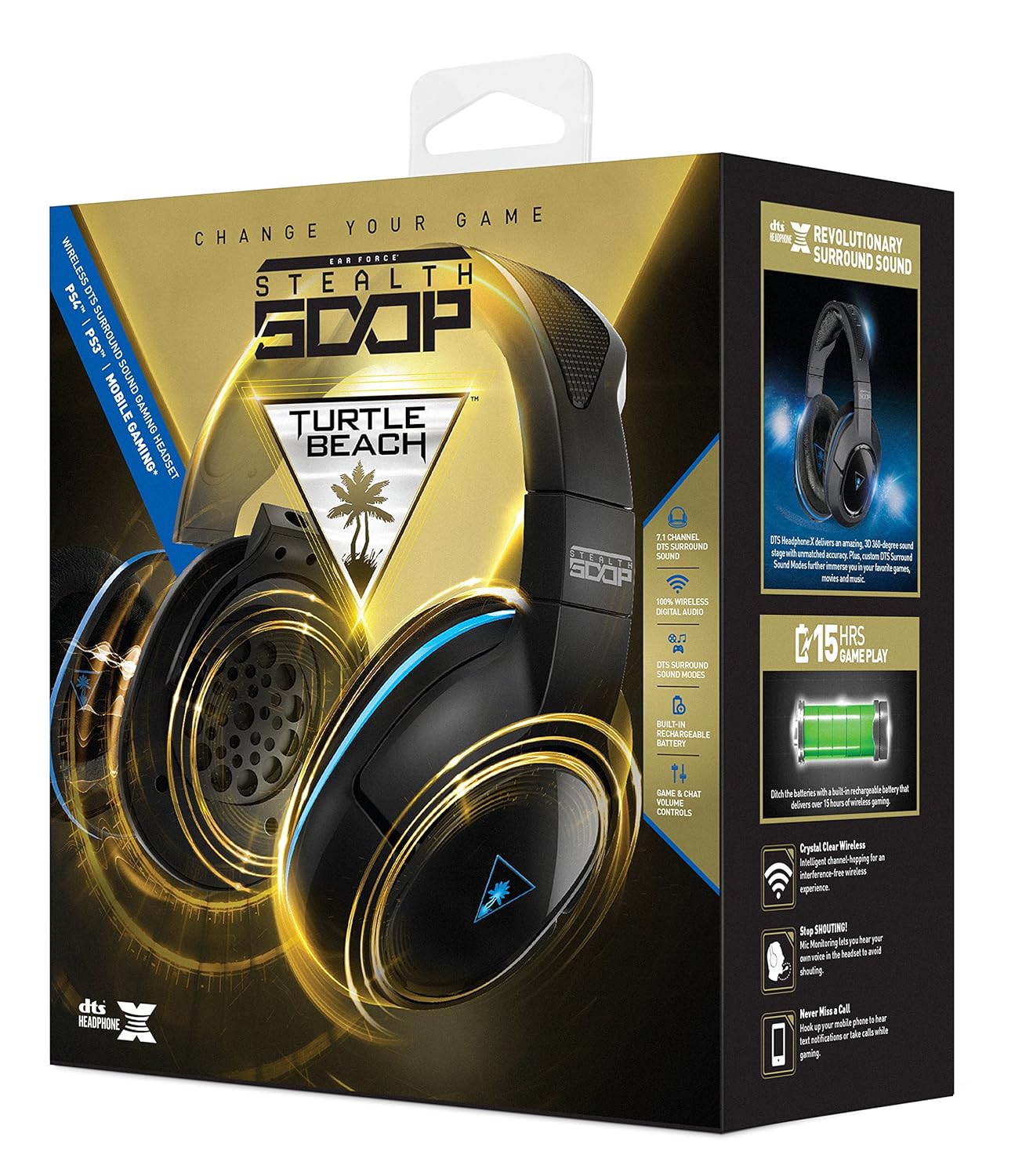 First DTS HeadphoneX 7.1 surround sound PS4 gaming headset gets