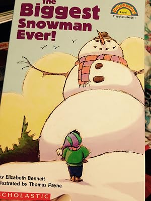 The biggest snowman ever! (Hello reader!)
