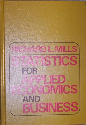 Statistics for Applied Economics and Business