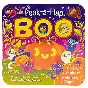 Boo Halloween Lift-a-Flap Board Book Ages 0-4 (Peek-A-Flap) by Rosa Von Feder