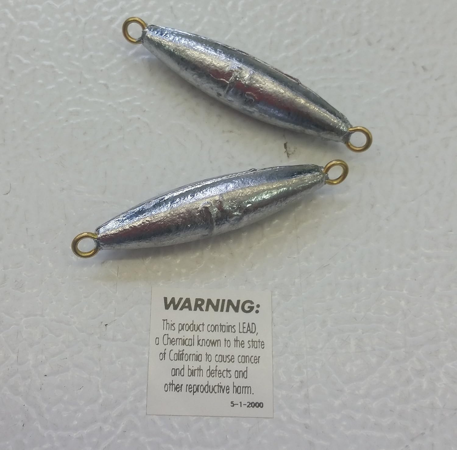 

Torpedo 1.5 Oz (3pcs) Fishing Sinker, Lead, Weight