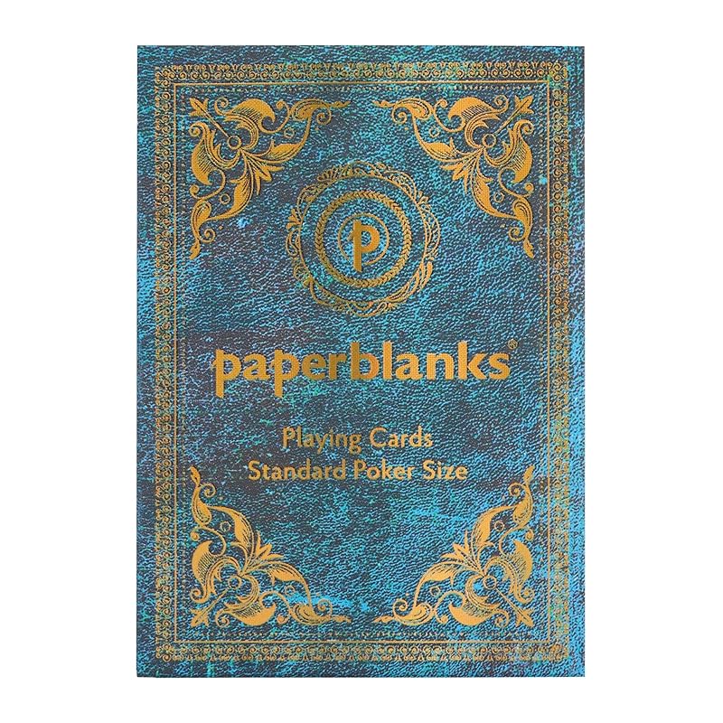 Paperblanks | Azure | Equinoxe | Playing Cards | Standard Deck by Paperblanks