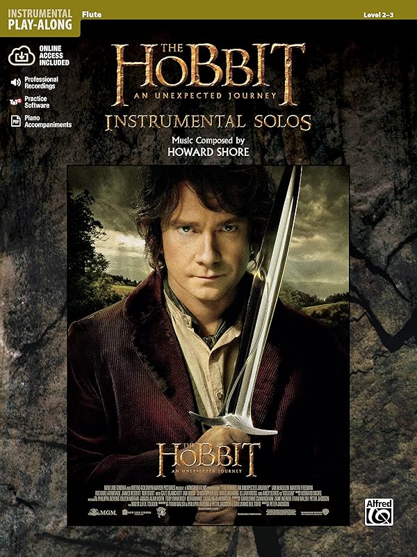 The Hobbit -- An Unexpected Journey Instrumental Solos: Flute, Book & Online Audio/Software/PDF (Pop Instrumental Solo Series) by Howard Shore