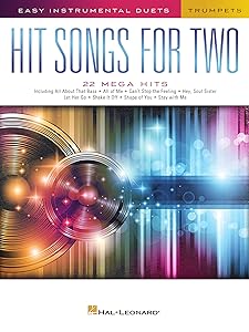 Hit Songs for Two Trumpets - Easy Instrumental Duets
