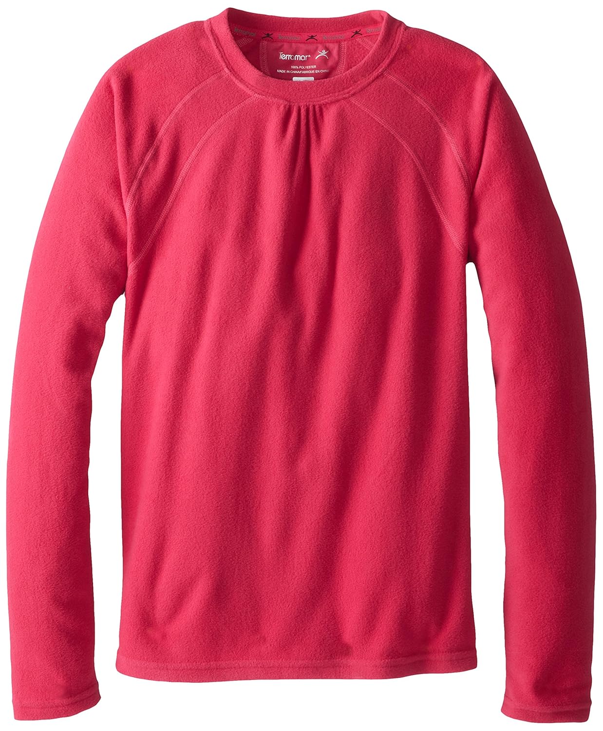 

Terramar Girl's Micro Polyester Fleece Crew Top