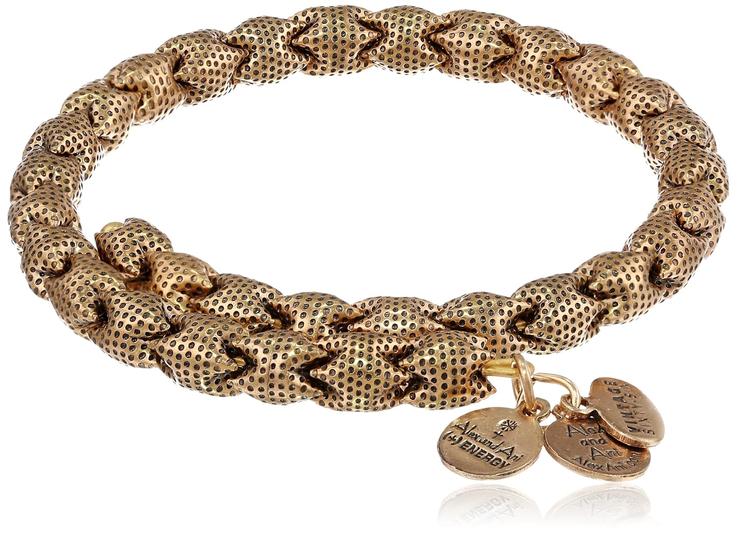 vintage 66 "spark of revelry" deco rafaelian gold finish wrap