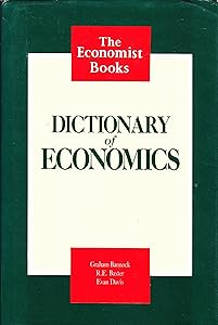 Dictionary Of Economics by GRAHAM BANNOCK