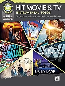 Hit Movie & TV Instrumental Solos: Songs and Themes from the Latest Movies and Television Shows (Alto Sax), Book & CD (Instrumental Solos Series) by Bill Galliford