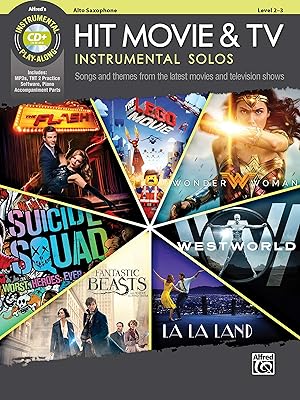 Hit Movie & TV Instrumental Solos: Songs and Themes from the Latest Movies and Television Shows (Alto Sax), Book & CD (Instrumental Solos Series)