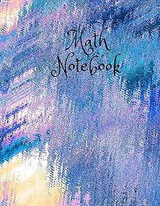 Math Notebook: 120 pages, math notebook, quad ruled workbook, 8.5 x 11 inch large soft cover journal, 4 squares per inch suited for kids and students by Jenu Innb Fumigenu