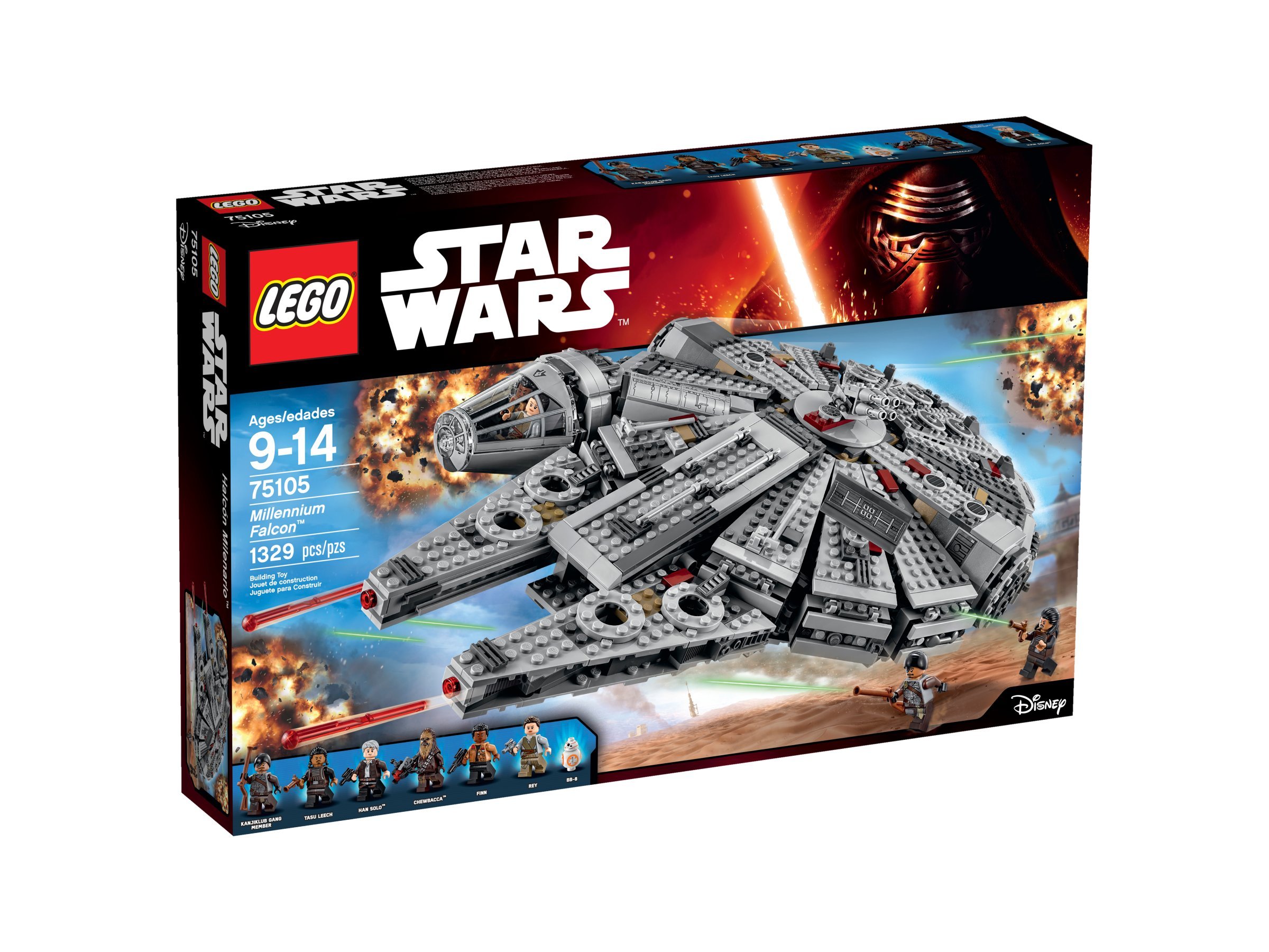 lego star wars millennium falcon 75105 building kit