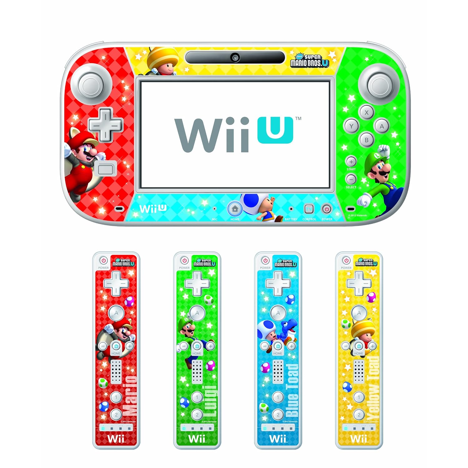 vinilos new super mario para mando de wi u
