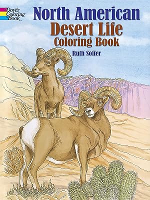 North American Desert Life Coloring Book (Dover Nature Coloring Book)