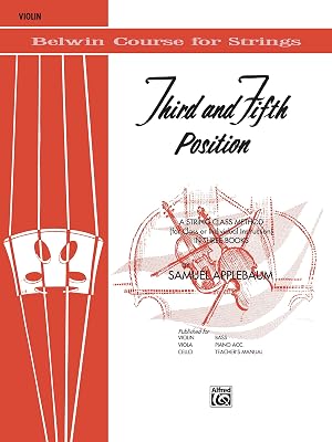 3rd and 5th Position String Builder: For Violin (Belwin Course for Strings)