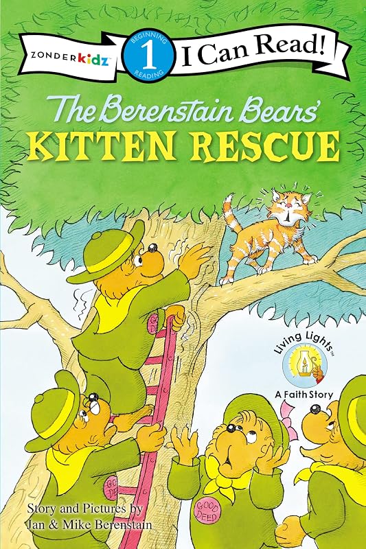 The Berenstain Bears Kitten Rescue (I Can Read! / Good Deed Scouts / Living Lights) by Jan Berenstain