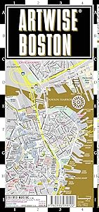 Artwise Boston Museum Map - Laminated Museum Map of Boston, Massachusetts by Michael Brown