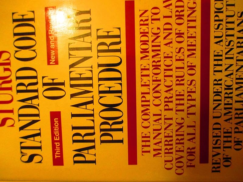 Standard Code of Parliamentary Procedure by Alice Sturgis