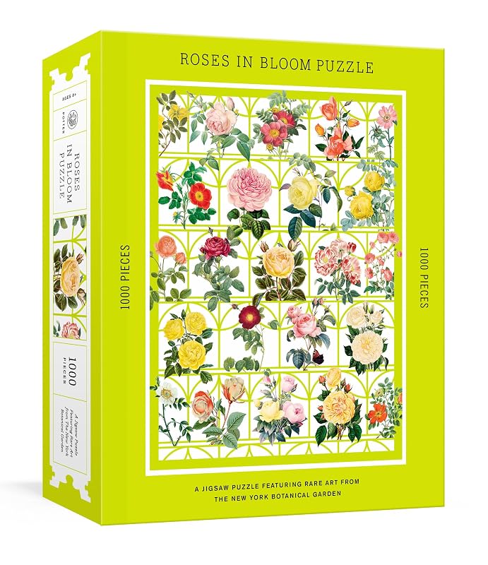 Roses in Bloom Puzzle: A 1000-Piece Jigsaw Puzzle Featuring Rare Art from the New York Botanical Garden: Jigsaw Puzzles for Adults by The New York Botanical Garden